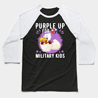 Purple Up For Military Kids Baseball T-Shirt